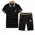 survetement versace manche courte couture homme electric rust v polo noir